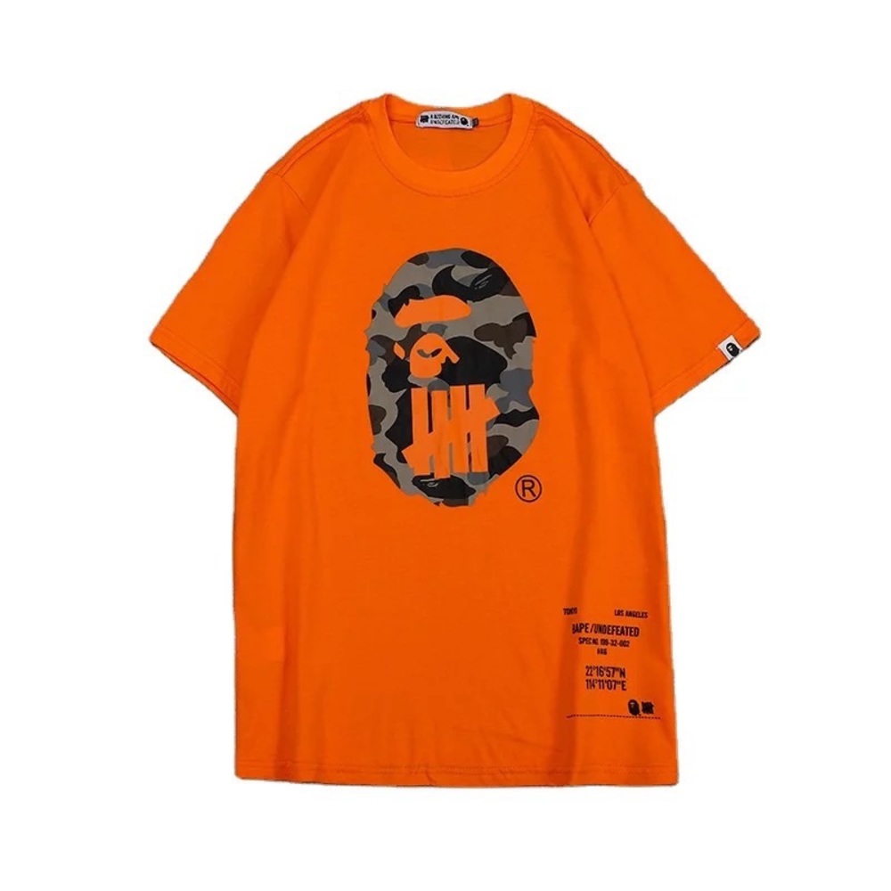 BAPE x Undefeated Sport Is A War Ape Head Tee